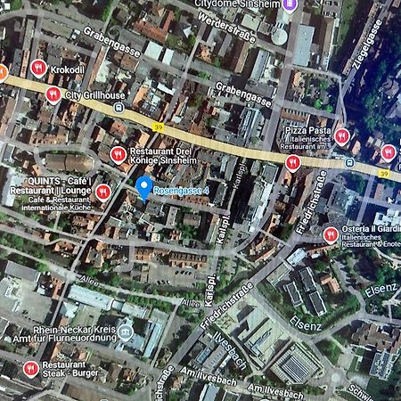City Apart 2 Stadtwohnung Mit Netflix Nahe Bahnhof Sinsheim Ngoại thất bức ảnh
