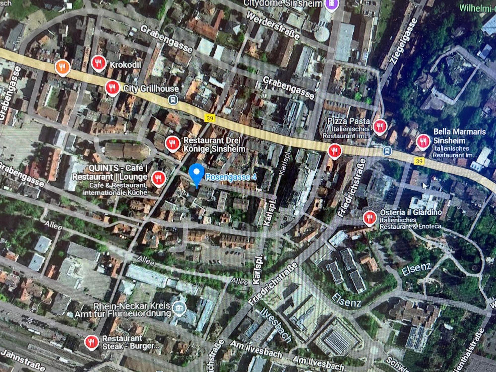 City Apart 2 Stadtwohnung Mit Netflix Nahe Bahnhof Sinsheim Ngoại thất bức ảnh